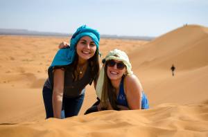 My friend Katie and I on the Big Dune!
