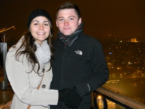 On top of the Eiffel Tower!